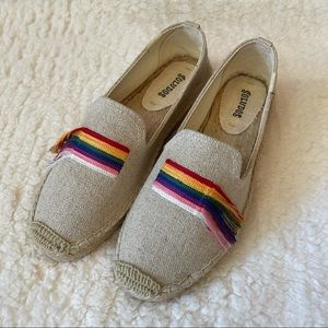 Soludos Rainbow Espadrilles 7.5 NWOT - Pride